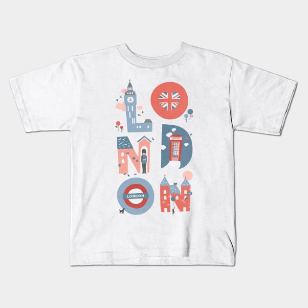 Live Love London Kids T-Shirt by Studio Kay